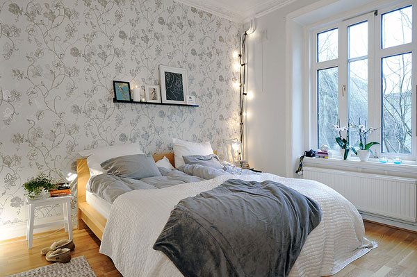 спальня в скандинавському стилі