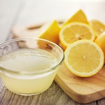 півчашки чистого лимонного соку